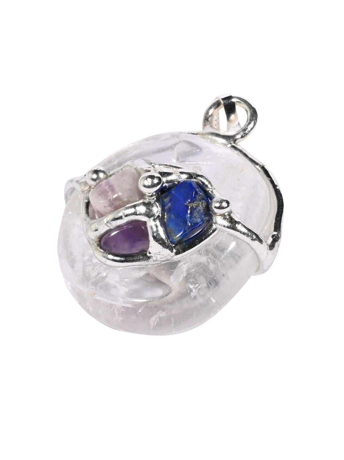 Crystal Pendant Necklaces Dai-Ko-Myo Gem Drop Pendant