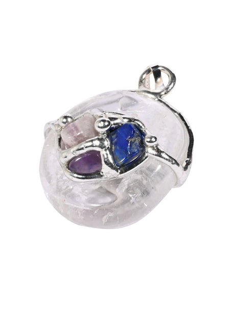 Crystal Pendant Necklaces Dai-Ko-Myo Gem Drop Pendant