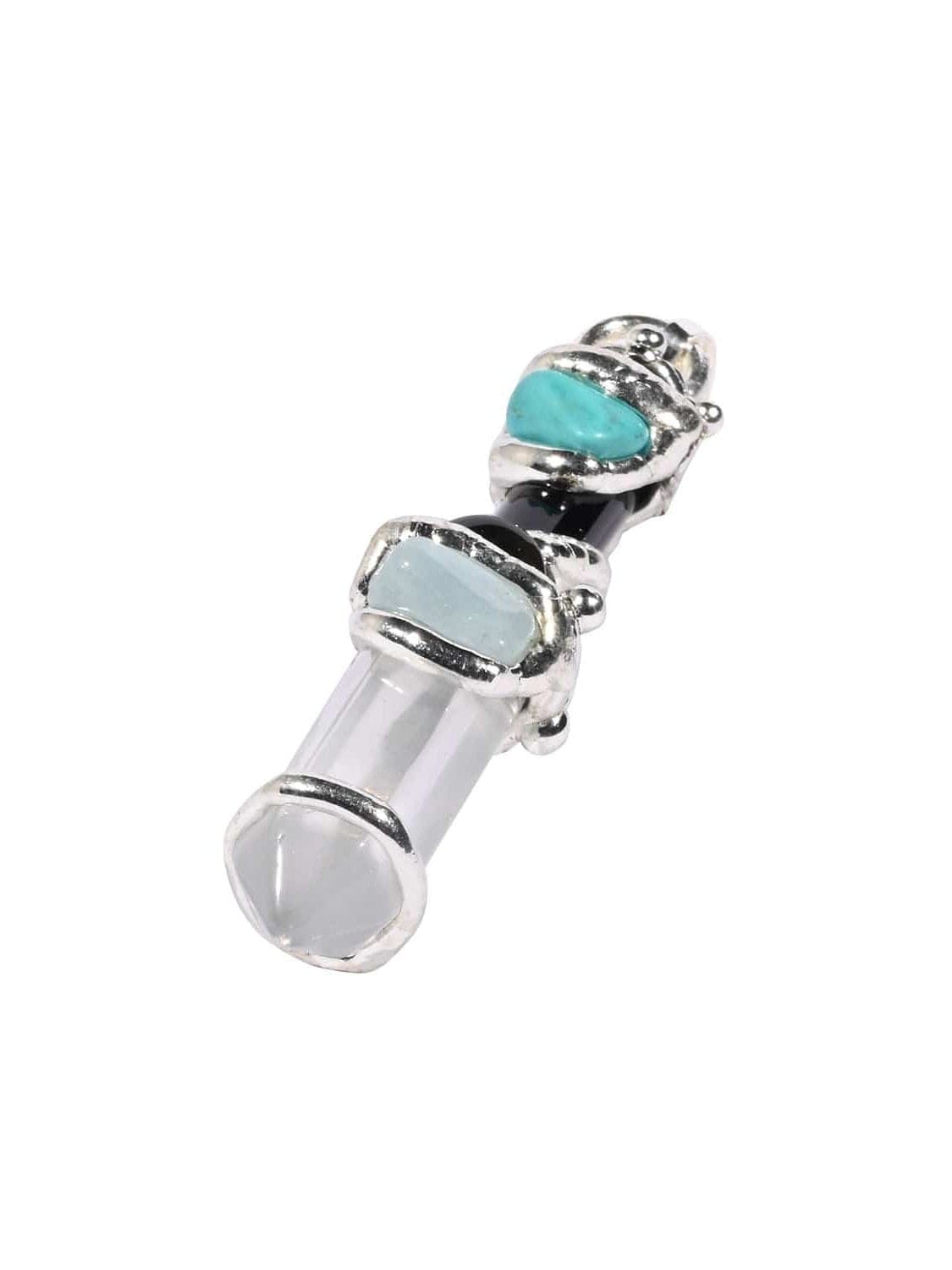 Crystal Pendant Necklaces Keep Me Safe Baby Wand Pendant