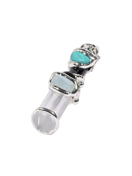 Crystal Pendant Necklaces Keep Me Safe Baby Wand Pendant