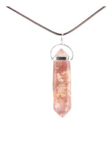 Crystal Pendant Necklaces Lithium Quartz Pendant Necklace