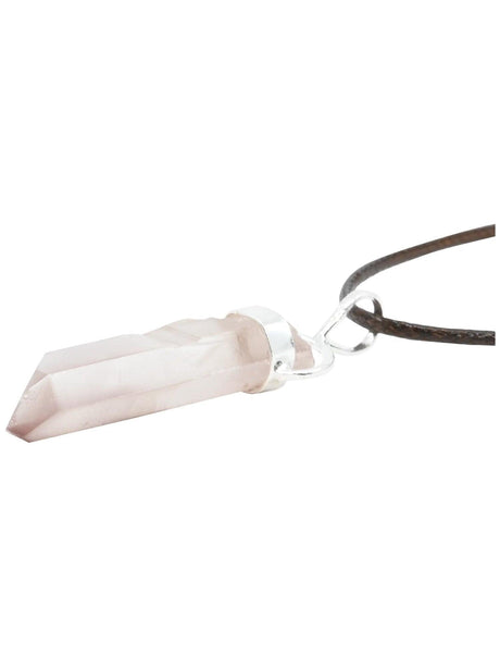 Crystal Pendant Necklaces Lithium Quartz Pendant Necklace