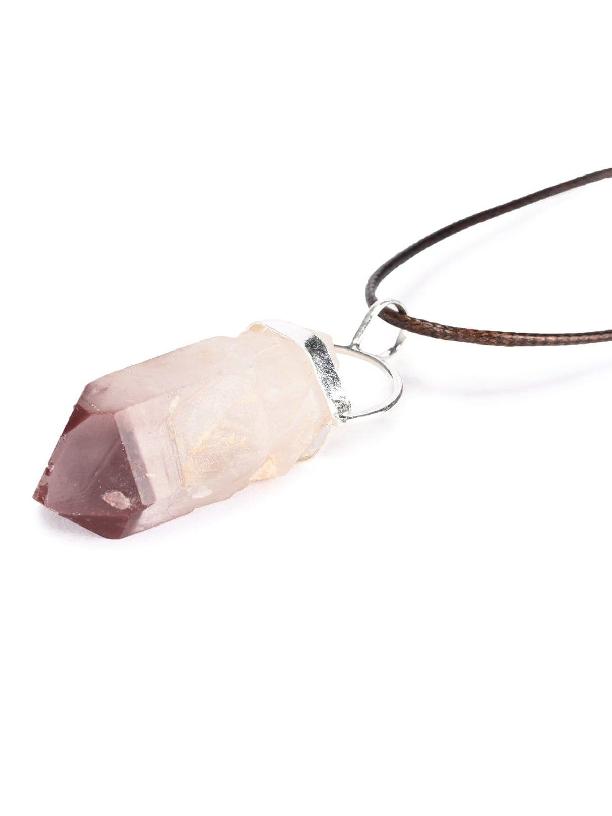 Crystal Pendant Necklaces Lithium Quartz Pendant Necklace