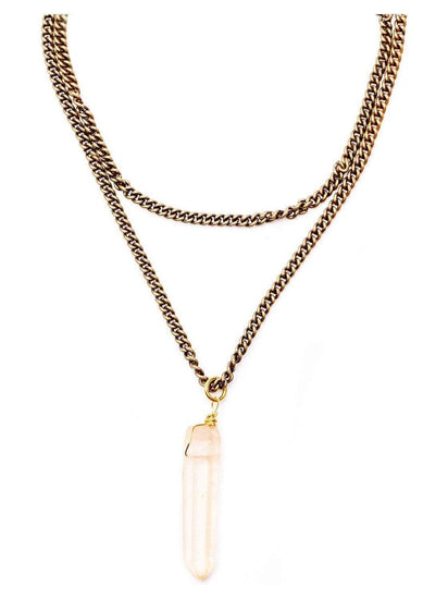 Crystal Pendant Necklaces Night Moves Necklace