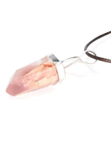 Crystal Pendant Necklaces Polished Lithium Quartz Pendant Necklace 4