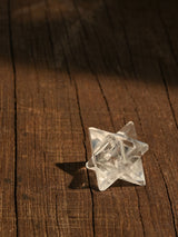 Clear Quartz Merkaba Star