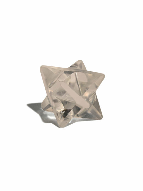 Clear Quartz Merkaba Star