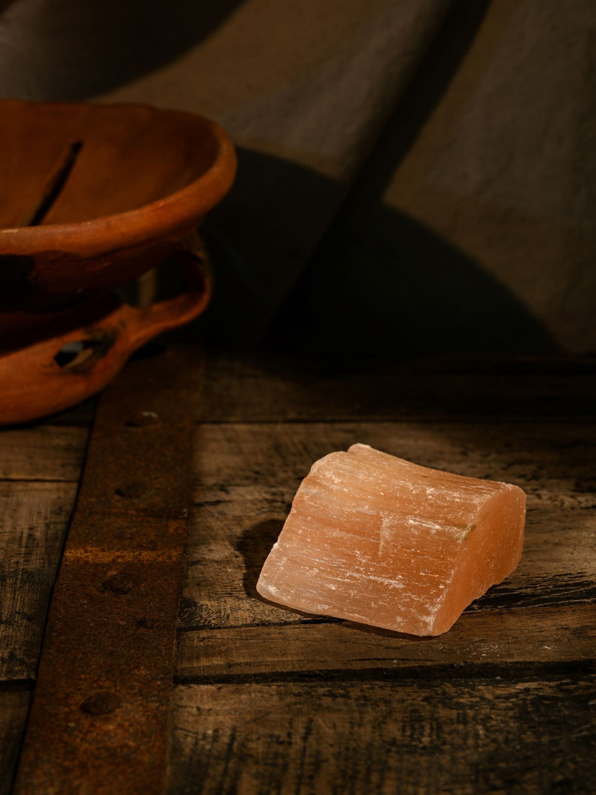 Peach Selenite