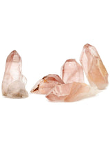 Crystals Mini Pink Lemurian Rough Quartz Points