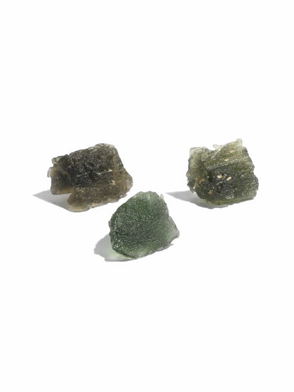 Moldavite - Pieces | Cg611-medium