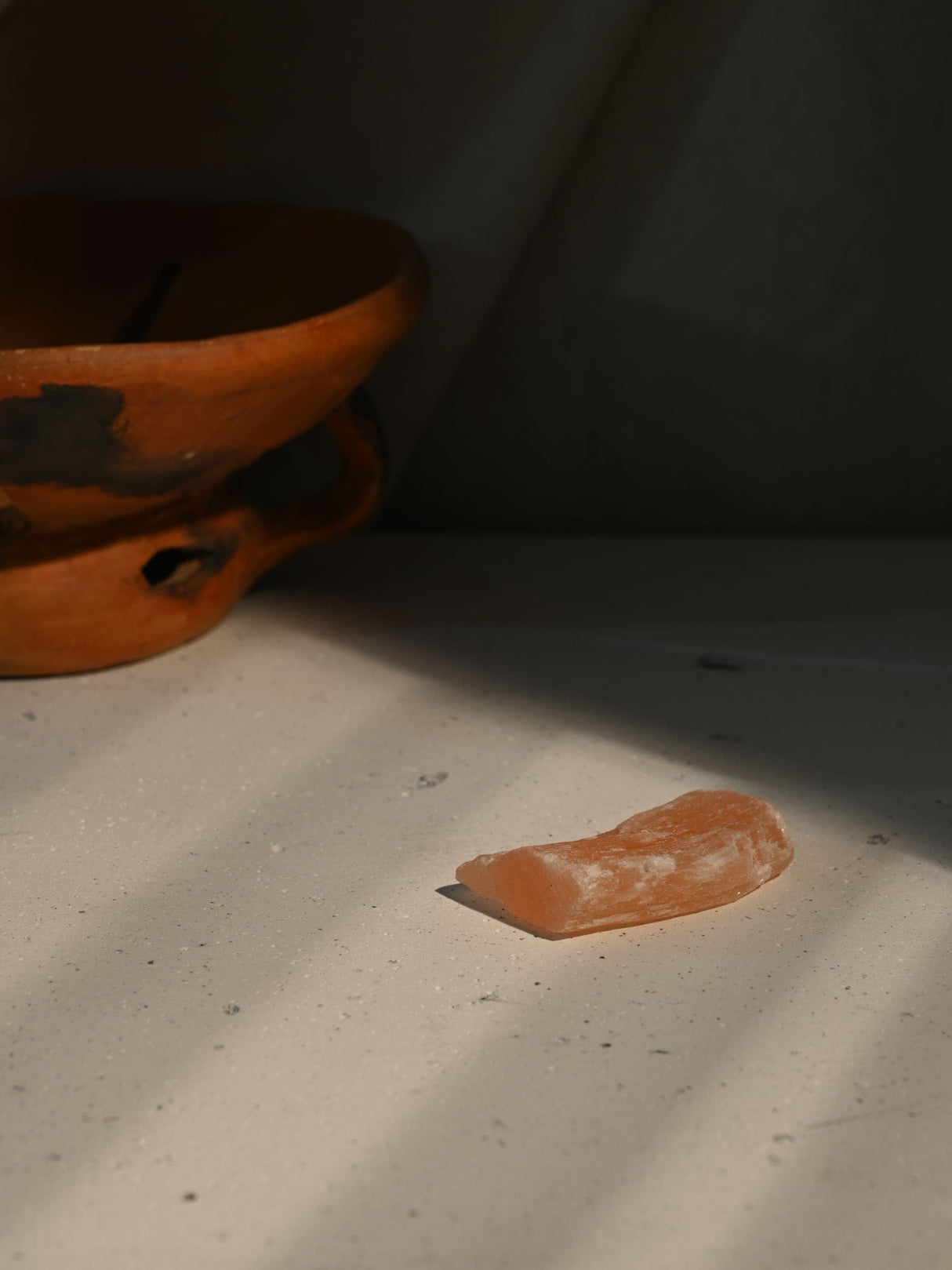 Peach Selenite