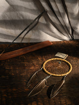 Dreamcatchers Natural - White Turquoise Stone Dreamcatcher