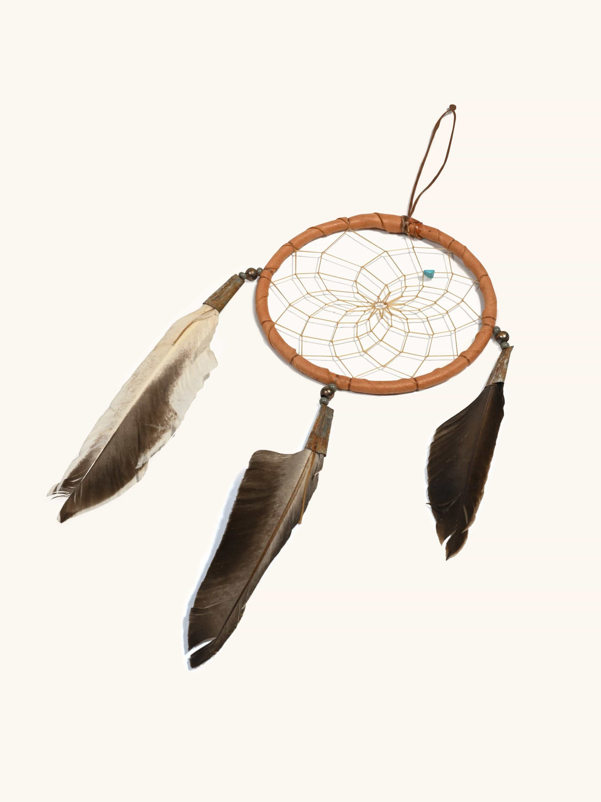 4" Turquoise Stone Dreamcatcher