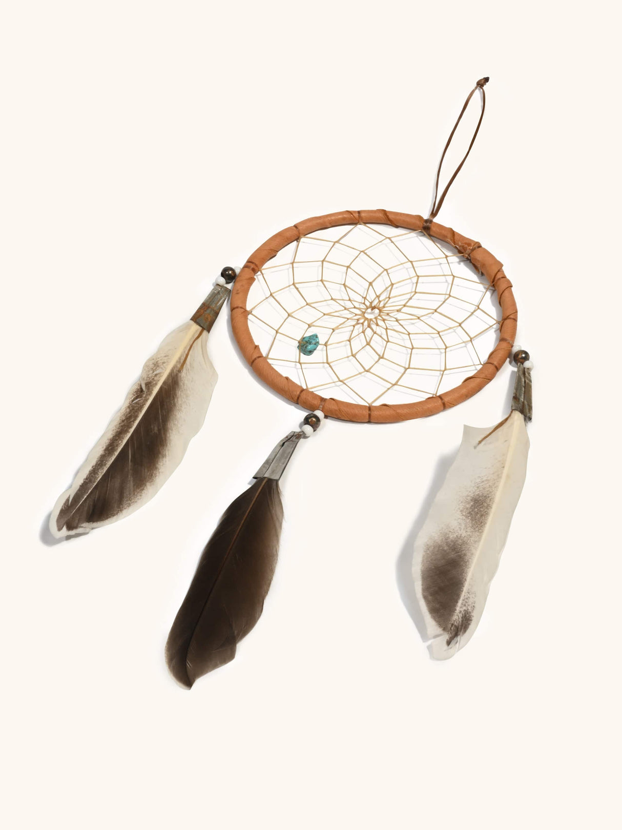 4" Turquoise Stone Dreamcatcher