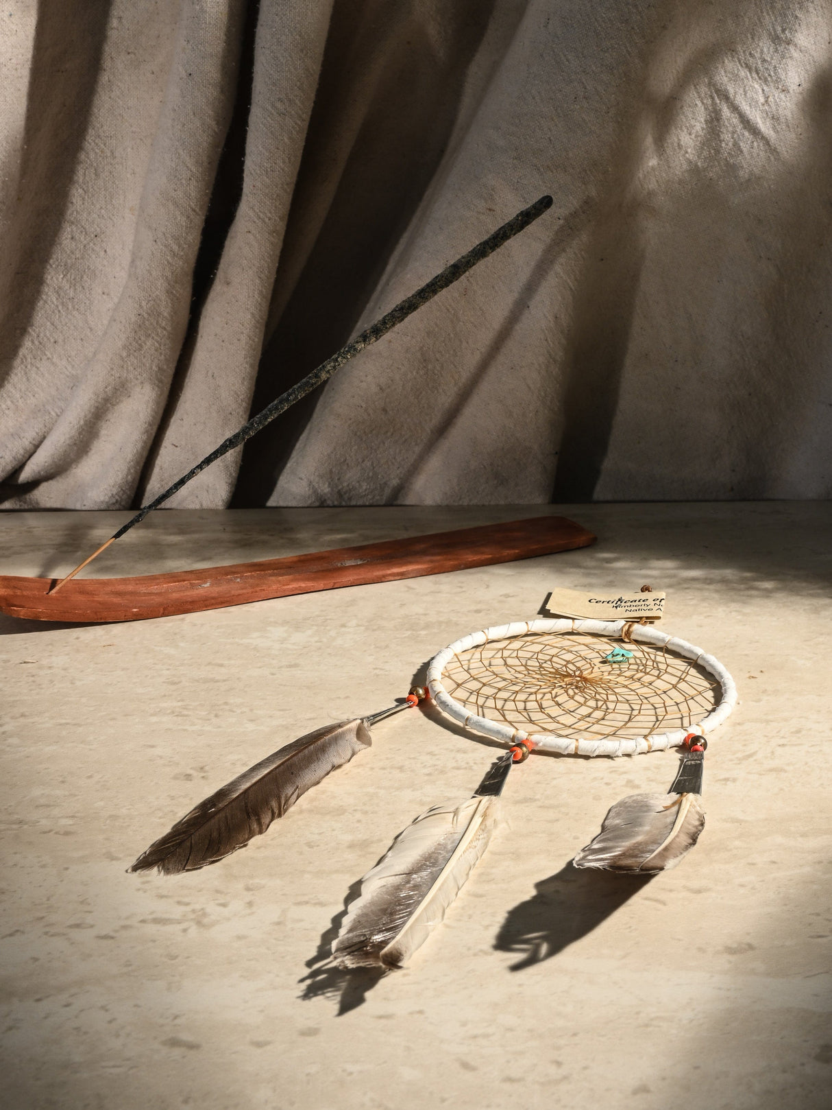 4" Turquoise Stone Dreamcatcher