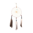 4" Turquoise Stone Dreamcatcher | si0374-White-Red