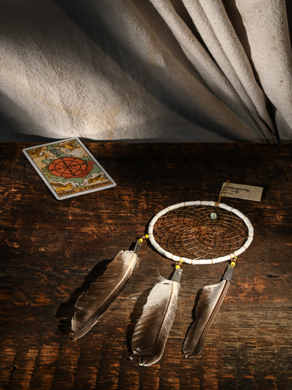 4" Turquoise Stone Dreamcatcher