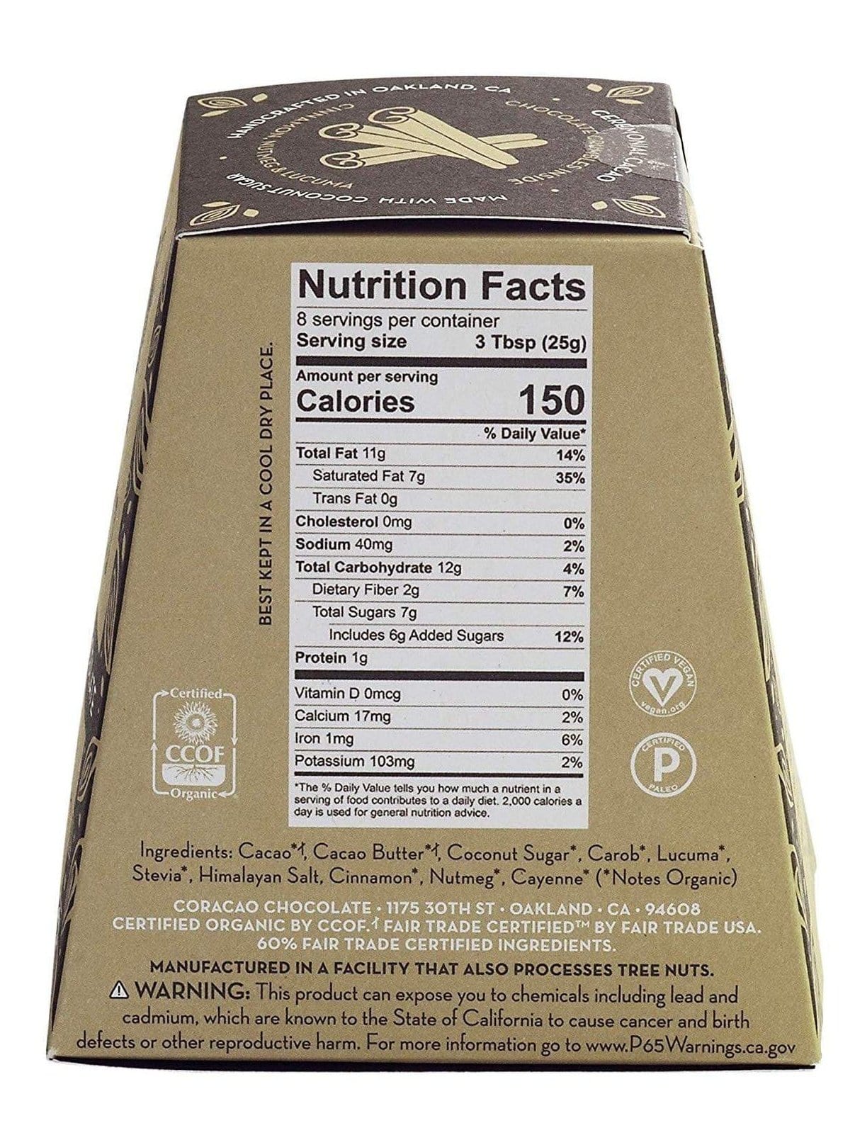 Drinking Chocolates Cacoco Ceremonial Drinking Chocolate - 60% Rich Dark