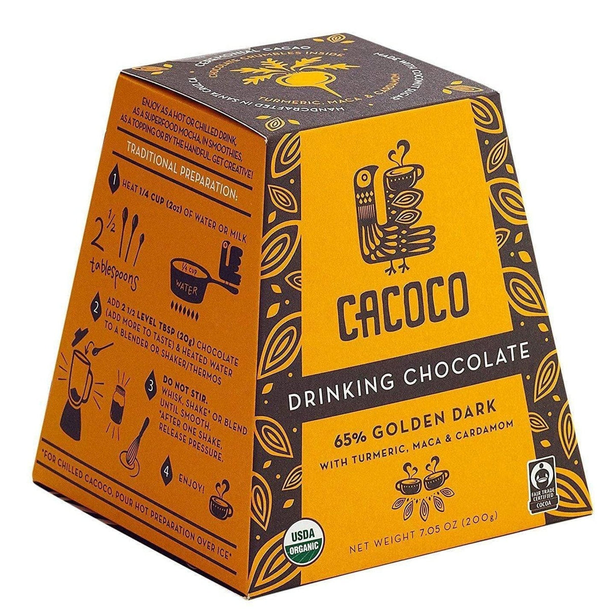 Cacoco Ceremonial Drinking Chocolate - 65% Golden Dark - Shamans Market
