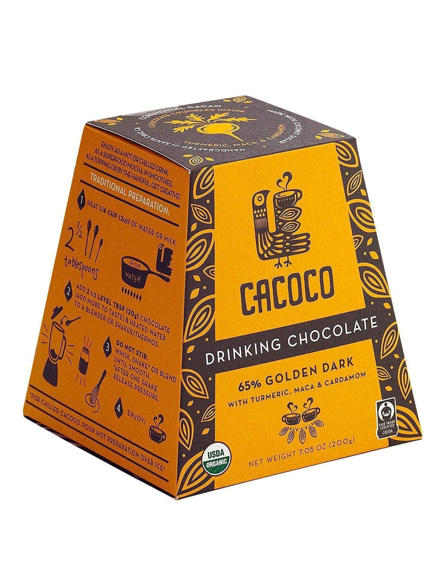Cacoco Ceremonial Drinking Chocolate - 65% Golden Dark - Shamans
