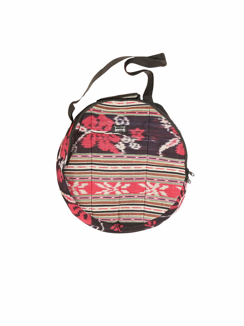 Hand Drum Carrying Case - Ikat Red