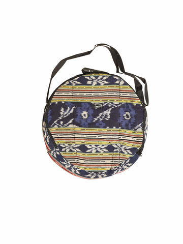 Hand Drum Carrying Case - Ikat Blue