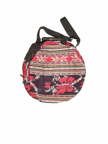 Hand Drum Carrying Case - Ikat Red