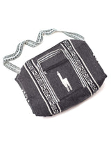 Duffel Bags Charcoal Peruvian Alpaca Padded Duffel Bag