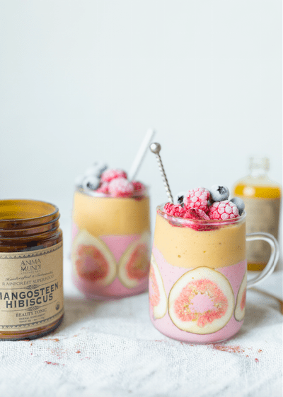 Elixir Powder MANGOSTEEN HIBISCUS: Organic Vitamin C