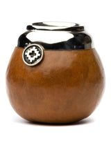 Fire Gourds Caramel Tea Drinking Mate Gourd