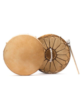 Frame Drums 18 in Native American Style Buffalo Frame Hand Drum | mmhd-19-18 in