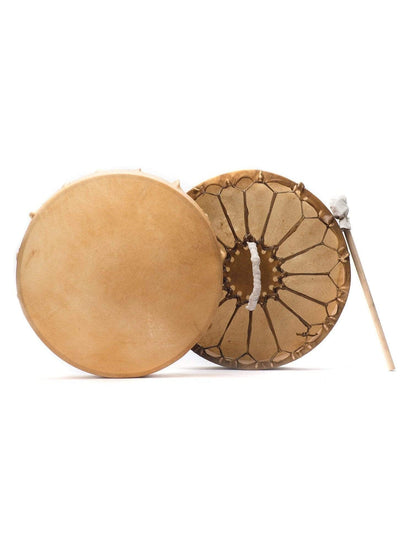 Frame Drums 18 in Native American Style Buffalo Frame Hand Drum | mmhd-19-18 in