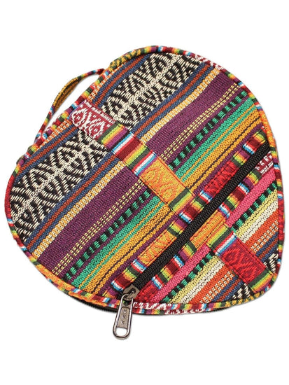 WOVEN Zipper Bucket Bag, Handmade in NEPAL