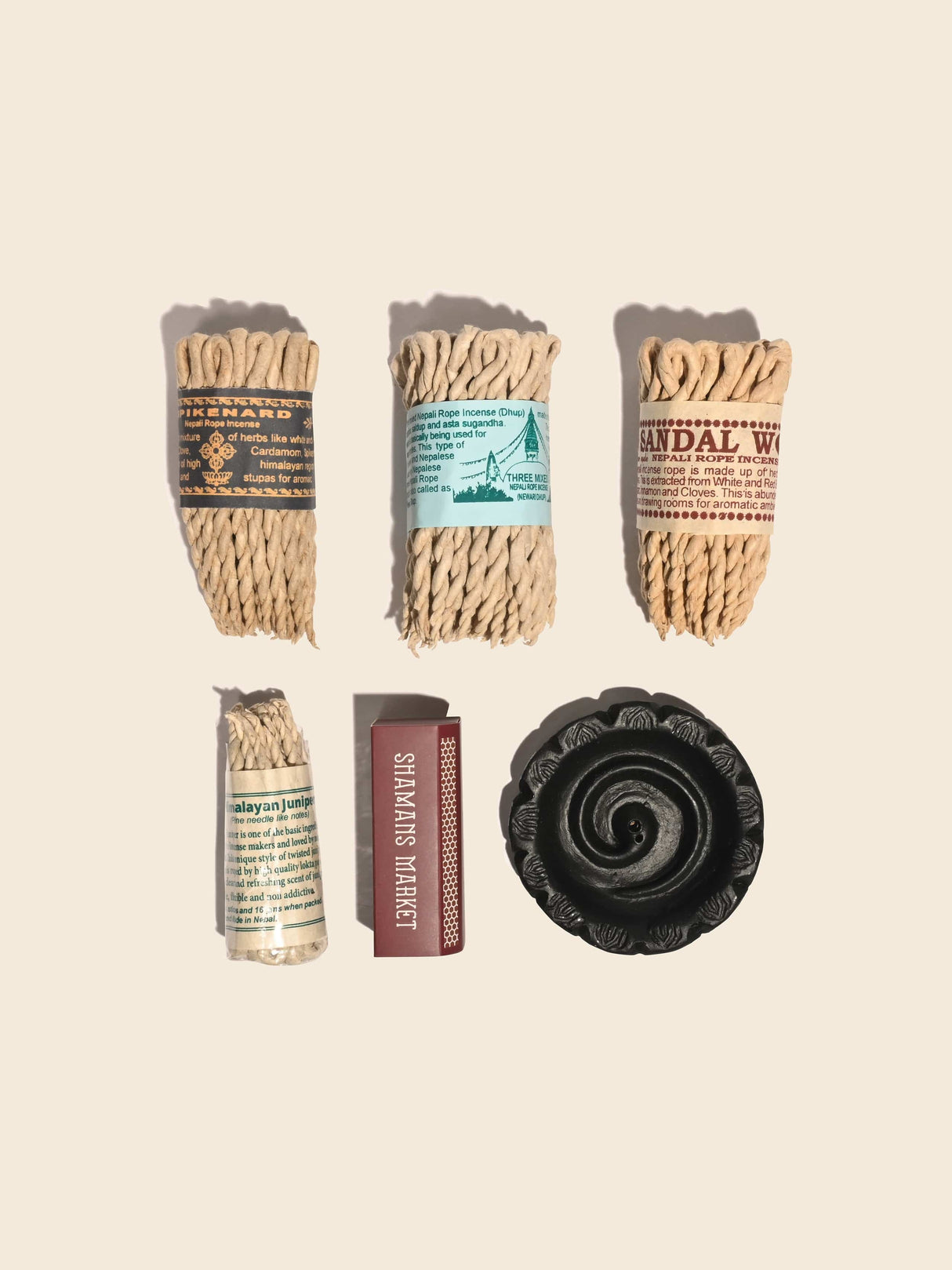 Rope Incense Sampler Gift Box