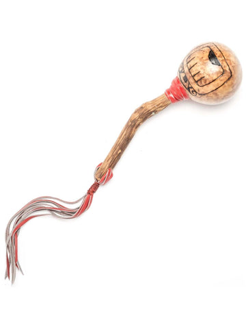Mayan Gourd Ceremony Rattle