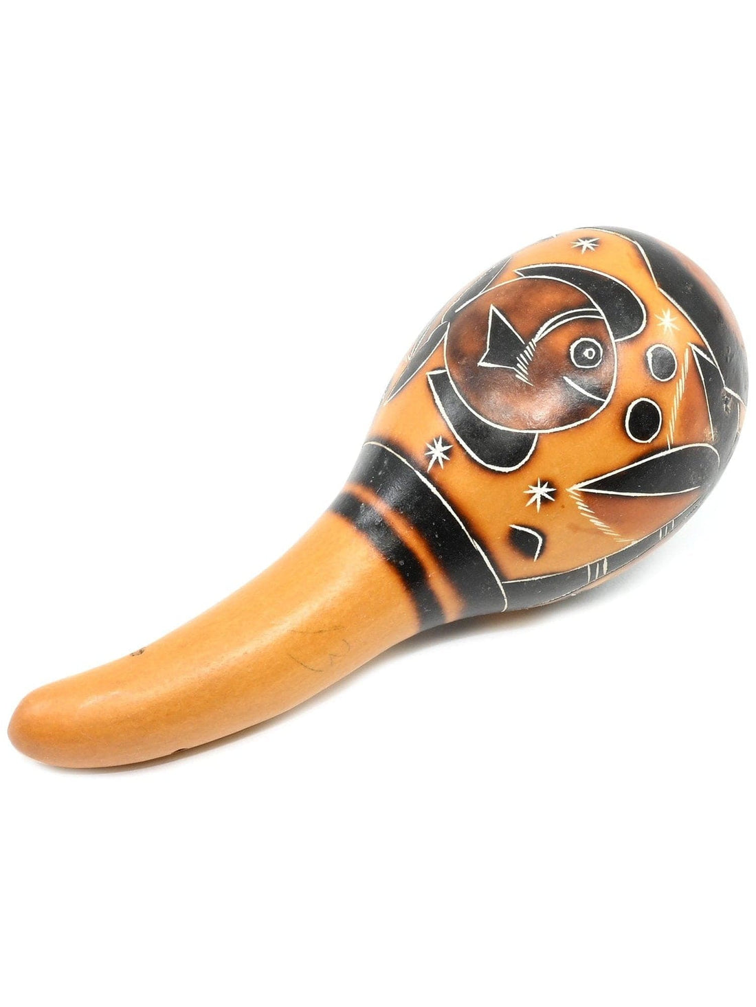 Peruvian Carved Gourd Rattle - Small | mm82-007S | Shamans Market