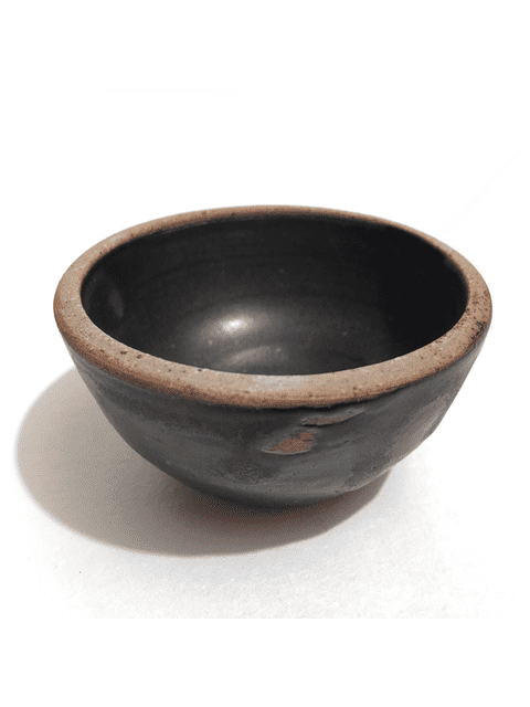 Clay Stoneware Glazed Incense Bowl