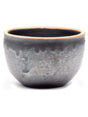 Incense Bowls Black Clay Stoneware Glazed Smudge Bowl - Large