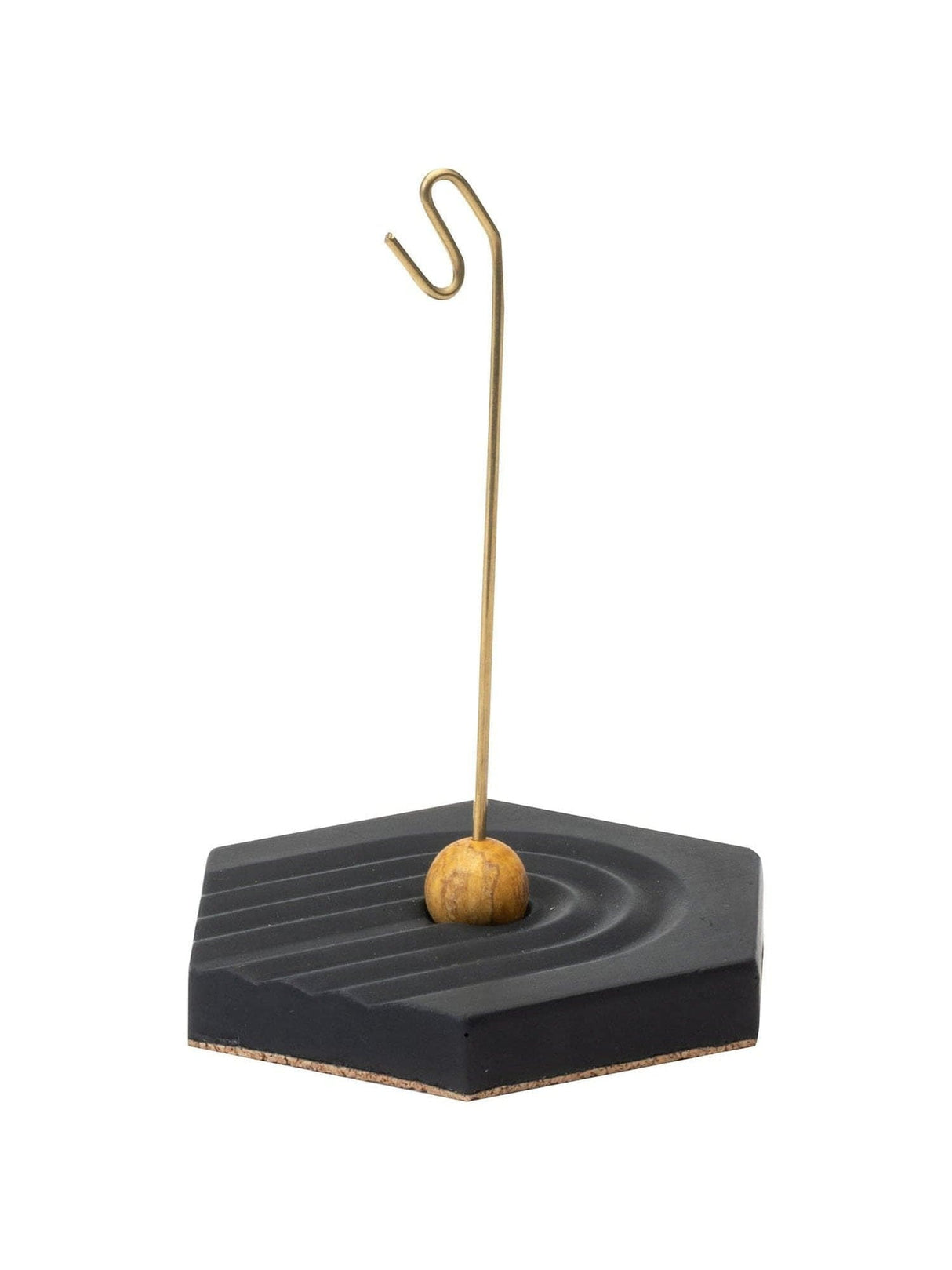 Incense Burners Black Hexahedron Concrete Incense Burner