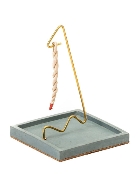 Incense Burners Blue Fog Quadrate Concrete Incense Burner