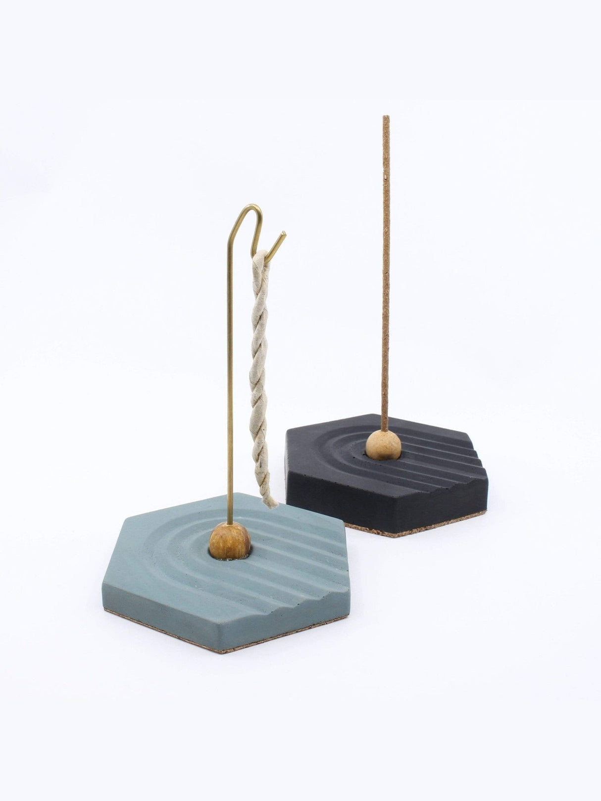 Incense Burners Hexahedron Concrete Incense Burner