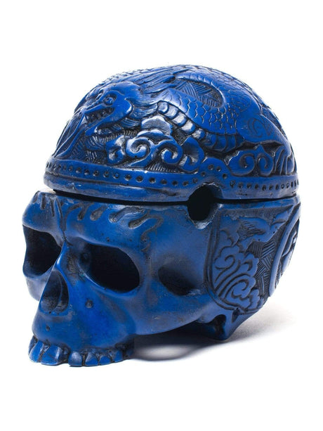 Incense Burners Lapis Carved Resin Skull Incense Burner