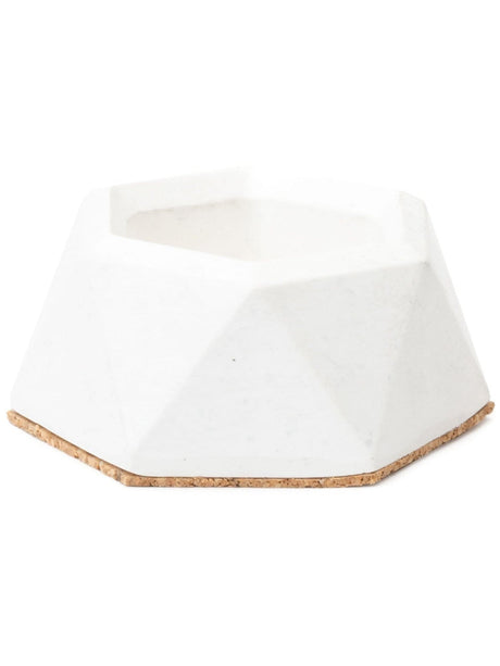 Incense Burners White with Black Aggregate Hearth Concrete Incense Burner