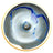 Incense Stick Burners Clay Stoneware Glazed Incense Holder ib54-Blue