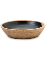 Incense Stick Burners Clay Stoneware Glazed Incense Holder ib54-Black Matte