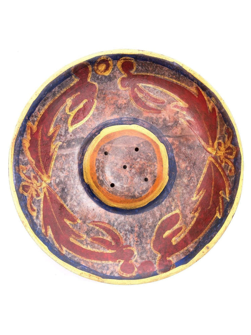 Hand Painted Stone Incense Holder