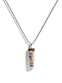 Seven Chakra Crystal Pendant - Selenite |  j0026