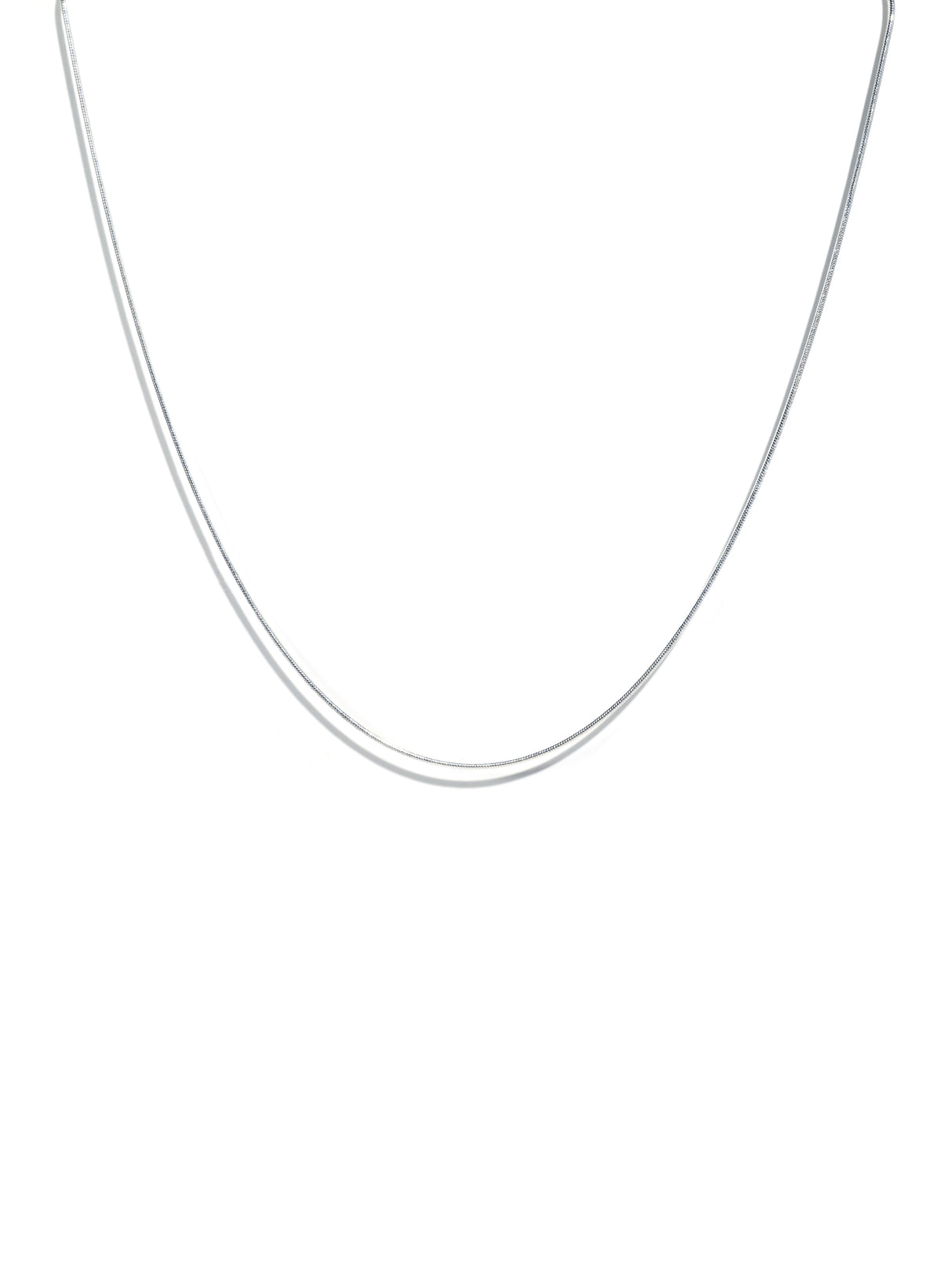 Round Chain Necklace - Sterling Silver