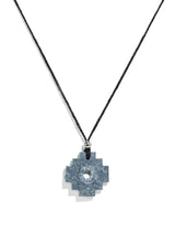 Peruvian Chakana Necklace - Machu Picchu Stone - Matte