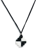 Peruvian Chakana Necklace - Two Color Stone